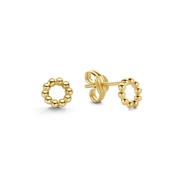 Bubbly Circle - Jackie - 14k Geelgoud