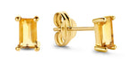 Medina Citrine Studs