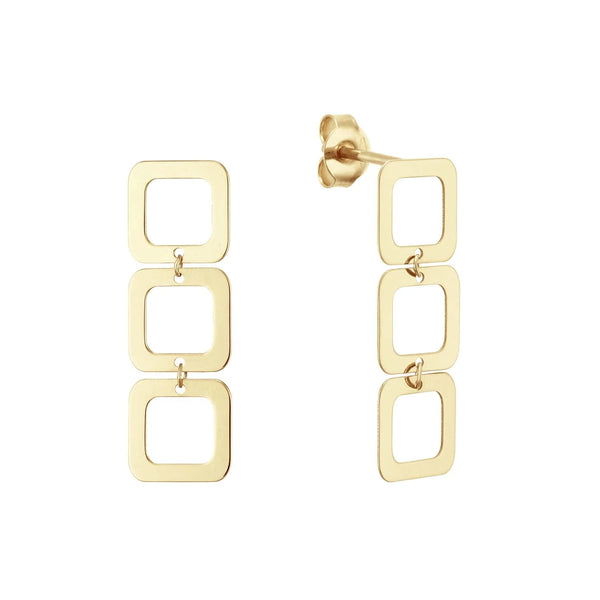 Laguna Studs - Jackie - 14k Geelgoud