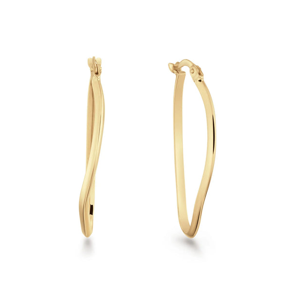 Antibes Hoops - Jackie - 14k Geelgoud