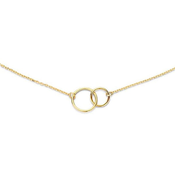 Double Circle - Jackie - 14k Geelgoud