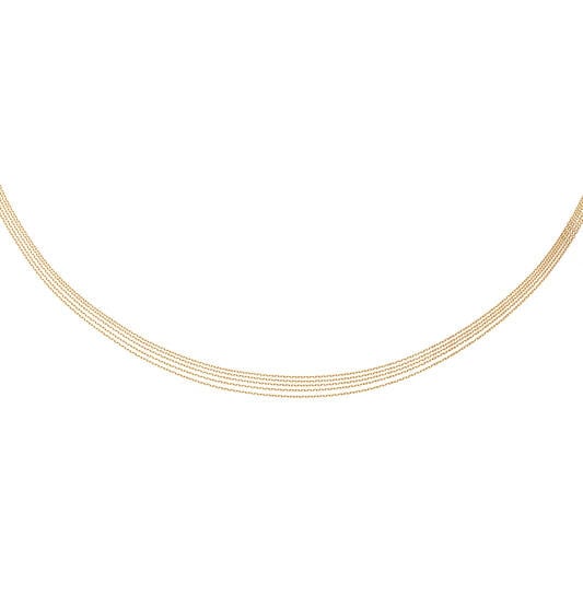 Waterfall Necklace - Jackie - 14k Geelgoud