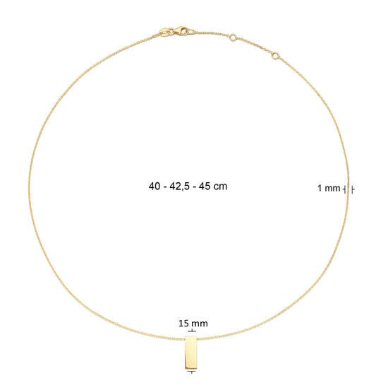 Engraving Bar ketting