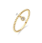 Dangling White Topaz Ring