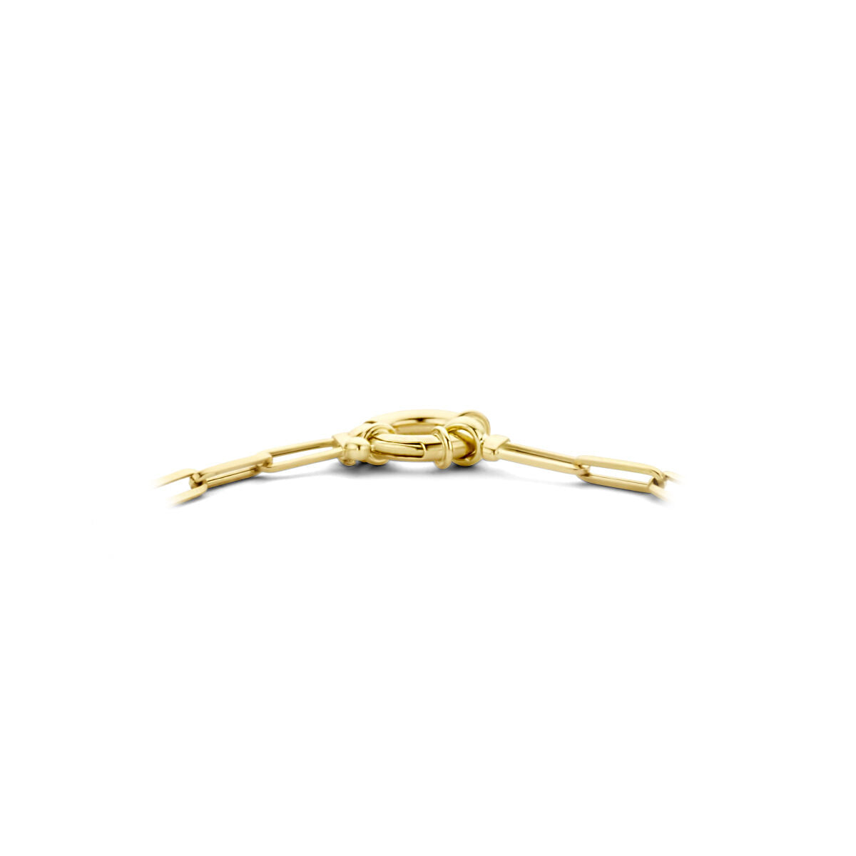 14 karaat - Geelgouden paperclip collier - Hutjens - 14k Geelgoud