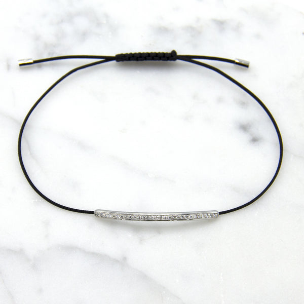 Met diamanten - Rail - Hutjens Rope - 18k Witgoud