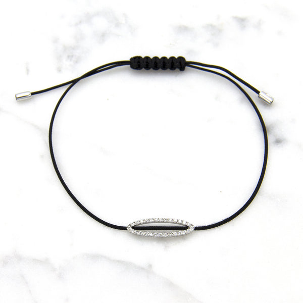 Met diamanten - Ellipse - Hutjens Rope - 18k Witgoud