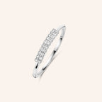 [M1945-1S5-S48] Set Free Ring (White Plated, 48)