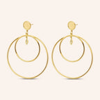 [M2022-3S4-P01] Bella Vita Earrings (Yellow Gold Plated)