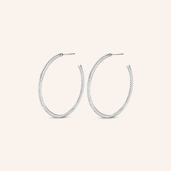 Zilveren oorstekers - Ever Earrings - Diamanti Per Tutti - Sterling Zilver 925