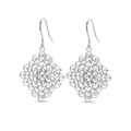 [M2389-1S4-H01] Blessed Earrings (White Plated)