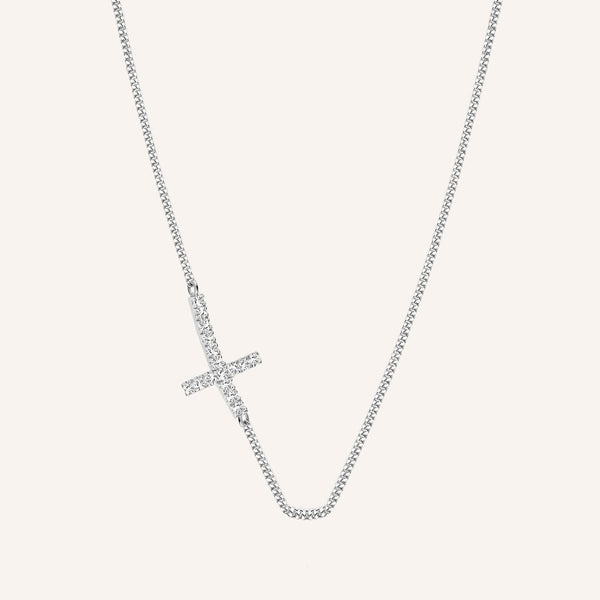 Zilveren ketting - Faith Necklace - Diamanti Per Tutti - Sterling Zilver 925