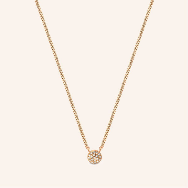 Zilveren ketting rosékleurig verguld - Galaxy Necklace - Diamanti Per Tutti - Sterling Zilver 925