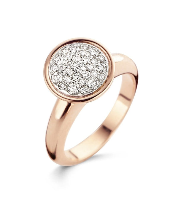 Capri met diamant 0.44ct - Antonellis - 18k Roségoud