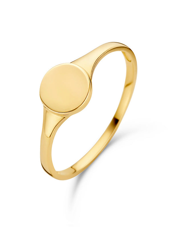 Zegelring - Signet - Jackie - 14k Geelgoud