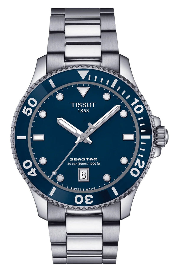 Seastar 1000 - Tissot - Roestvrij Staal - T1204101104100
